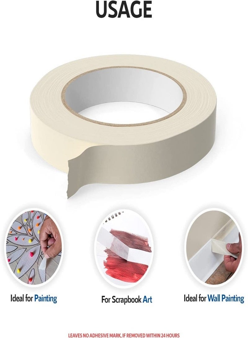 10 قطع من الشريط اللاصق، شريط فني فاخر، بكرة شريط عالية الجودة، ملصق. يتميز بقدرة التصاق قوية وخالية من البقايا. بطول 393.7 بوصة وعرض 0.39 بوصة. مثالية للرسم والحرف اليدوية والرسم والحرف الورقية ومشروعات الألوان المائية. استخدامات متعددة. - Image 3