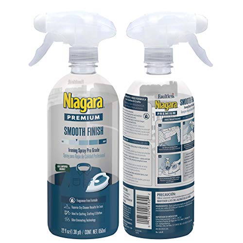 Niagara Spray Starch 22 Oz 6 Pack Trigger Pump Liquid Starch for Ironing NonAerosol Spray on Starch Reduces Ironing Time No Flaking Sticking or Clogging Biodegradable Ingredients Recyclable - Image 5