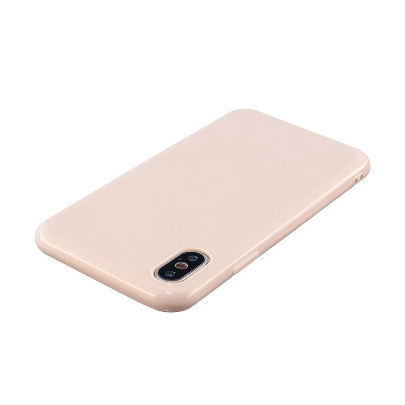 Generic (Unbranded) غطاء هاتف خلوى رفيع مناسب لـ iPhone X/XS/XS Max/XR بومبر واقي لامع من TPU باللون الأبيض الحليبي - Image 2