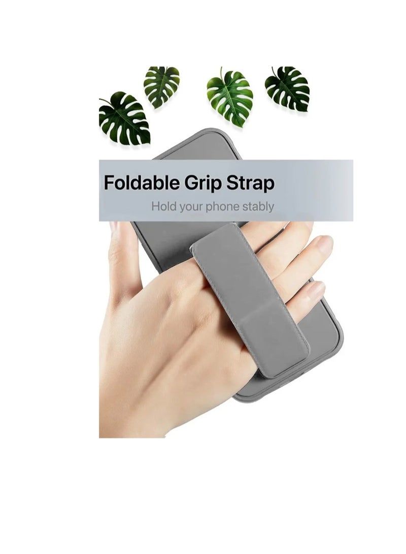 ARMOR Case Cover For Honor X7c With Magnetic Hand Grip 3 in 1 Grey - Image 3