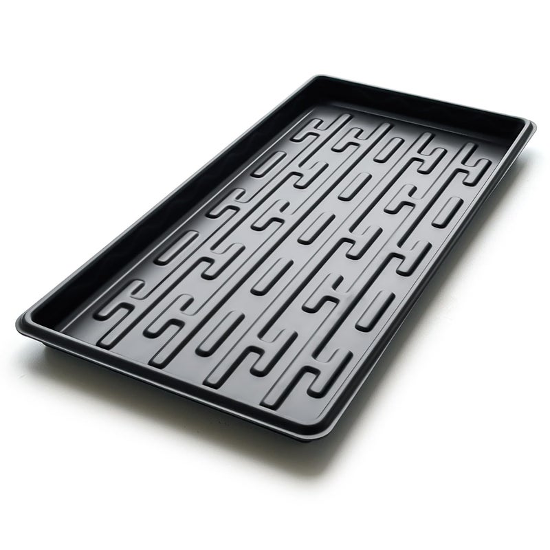 RooTrimmer Shallow 1020 Nursery Flat Trays Specialized for Holding & Carrying 200 Cell Plug Seedling Trays (Height is 1.3"),Microgreen Germination Trays,10 Pack, No Holes (YB01, 10Pcs) - Image 4