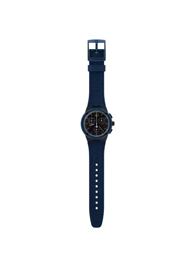 Swatch Silicone Chronograph Wrist Watch SUSB418 - Image 2