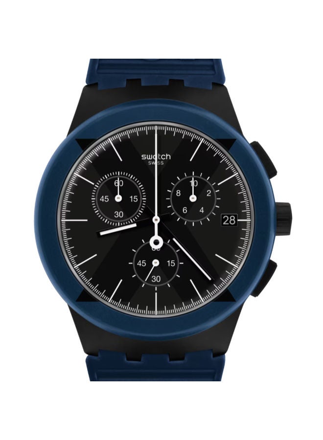 Swatch Silicone Chronograph Wrist Watch SUSB418 - Image 1