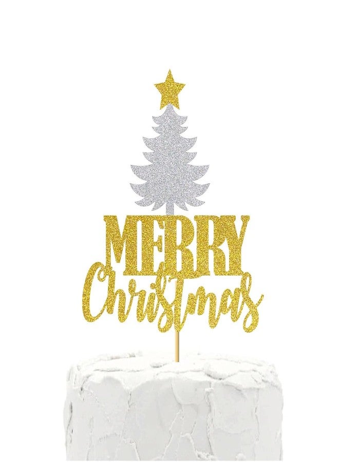 SVM CRAFT® Merry Christmas Cake Topper and banner | Christmas Cake Decoration | Merry Christmas Theme Cake Topper, merry christmas banner - Image 2