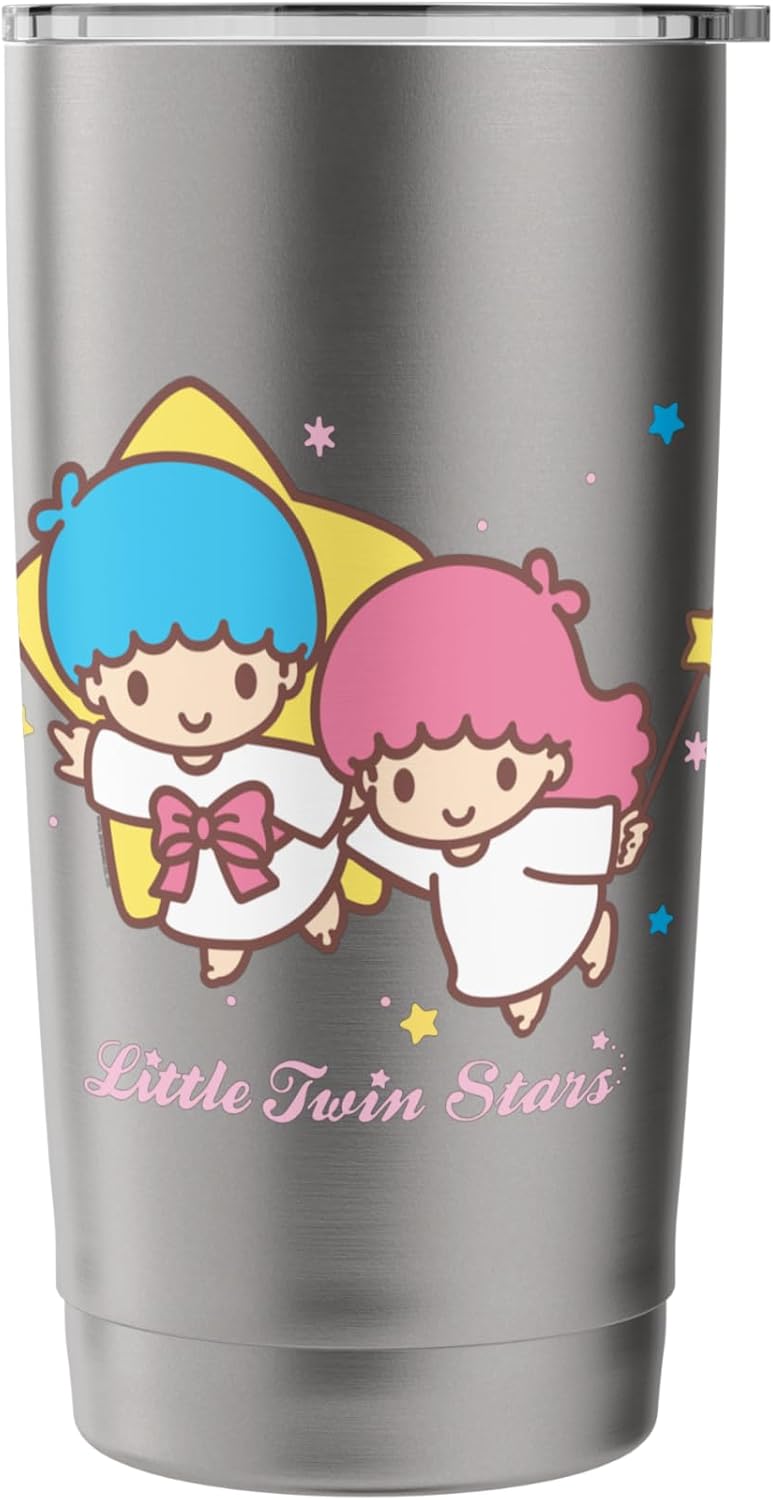 Little Twin Stars Classic Tee Shirt Stainless Steel Insulated Tumbler  - Image 3