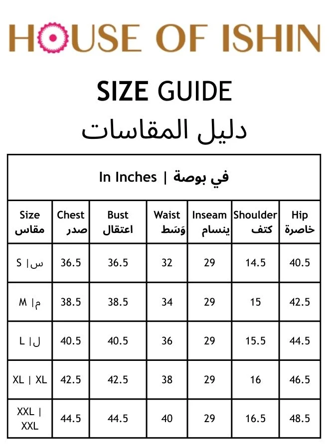 ISHIN Women's Black 100% Cotton Embellished Regular Fit Dress