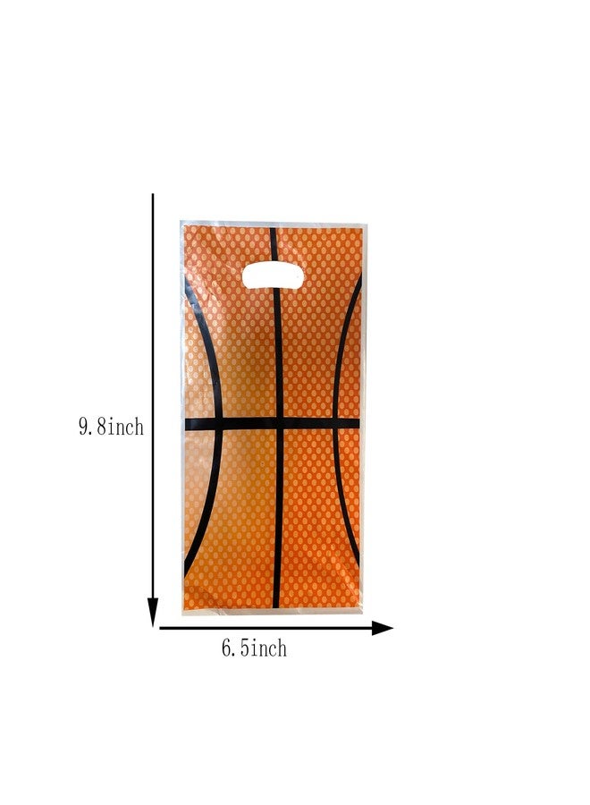 LYK 40PCS Basketball Goodie Bags With Two Styles Basketball Treat Candy Bags Plastic Party Favor Bags Basketball Bag for Sports Themed Party - Image 3