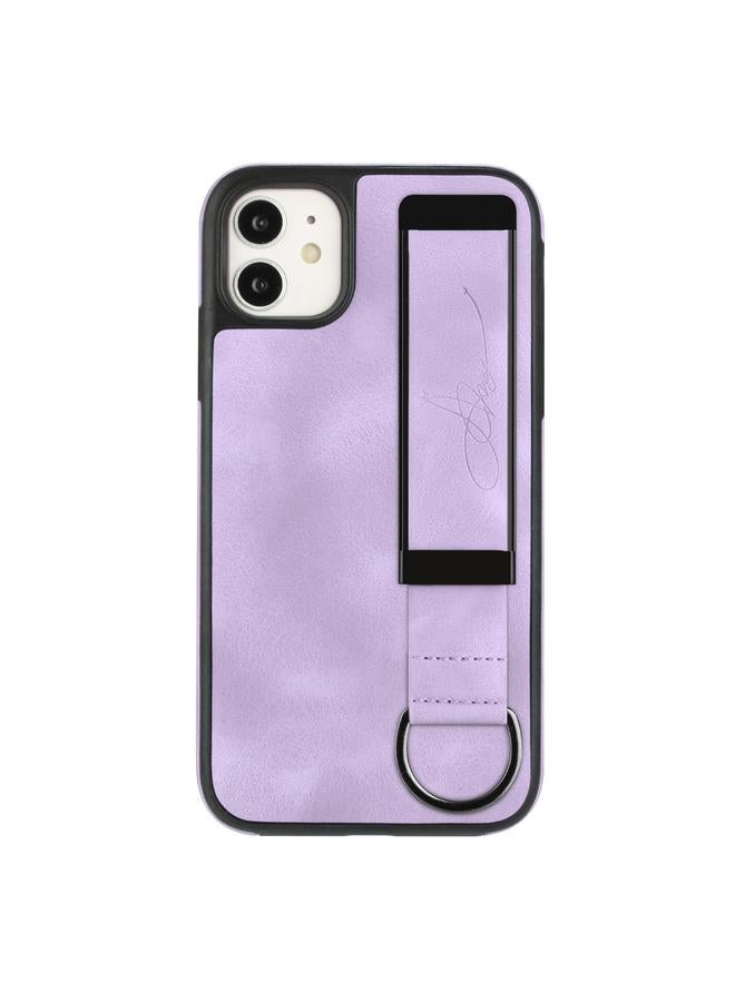 Zaboon Case For iPhone 11 Wristband Holder Leather Back Phone Case - Image 2