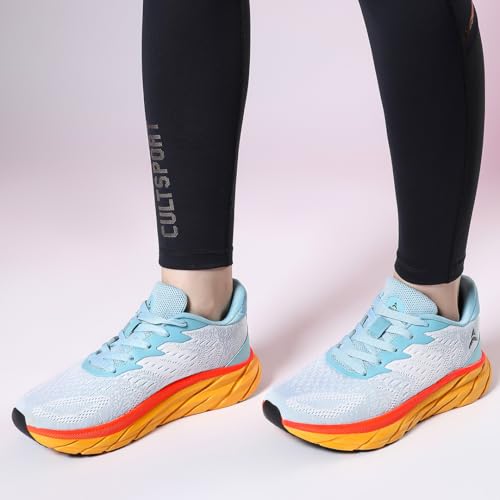 AVANT Women's Skyline Running Shoes - Superior Cushioning, Superior Traction, Anti Skid, Lightweight, Shock Absorption Tech, Sports Footwear (AVWSH042CL01UK7_Sky Blue_UK7) - Image 3