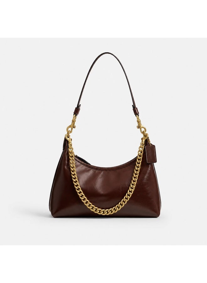 Women's Premium Oil-Waxed Leather Hobo Bag, Underarm Shoulder Bag, Crossbody Bag, Top Handle Handbag, Vintage  Style - Image 1