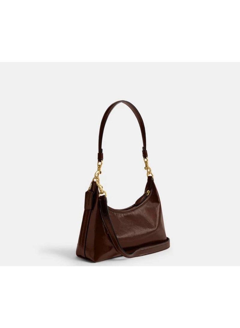 Women's Premium Oil-Waxed Leather Hobo Bag, Underarm Shoulder Bag, Crossbody Bag, Top Handle Handbag, Vintage  Style - Image 2