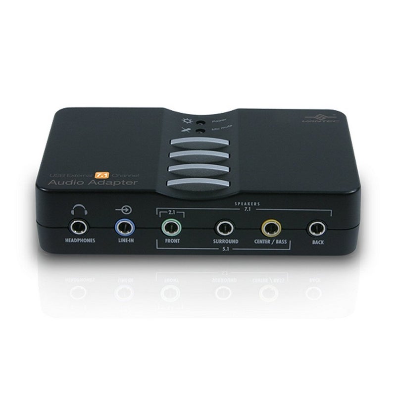 Vantec NBA-200U USB External 7.1 Channel Audio Adapter (Black) - Image 2