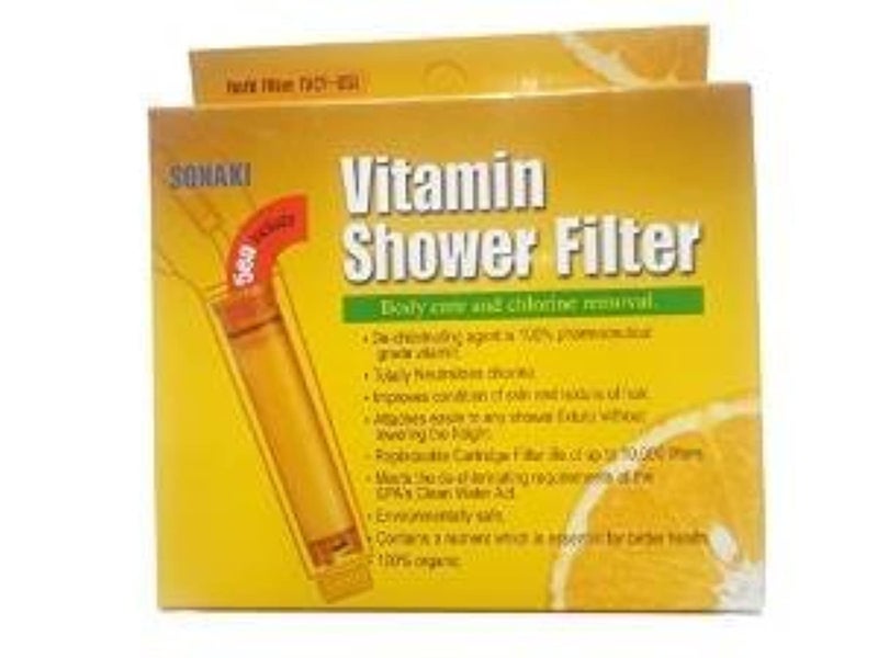 Sonaki Vitamin C Shower Filter Cartridge - (1 Pack of 5) Vitamin C Filter Refills - Remove 99.9% of Chlorine and Chloramines - Image 3