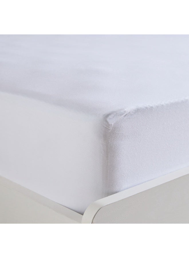Home Box Essential Cotton Super King Fitted Sheet 200 X 200 X 36 Cm - Image 1