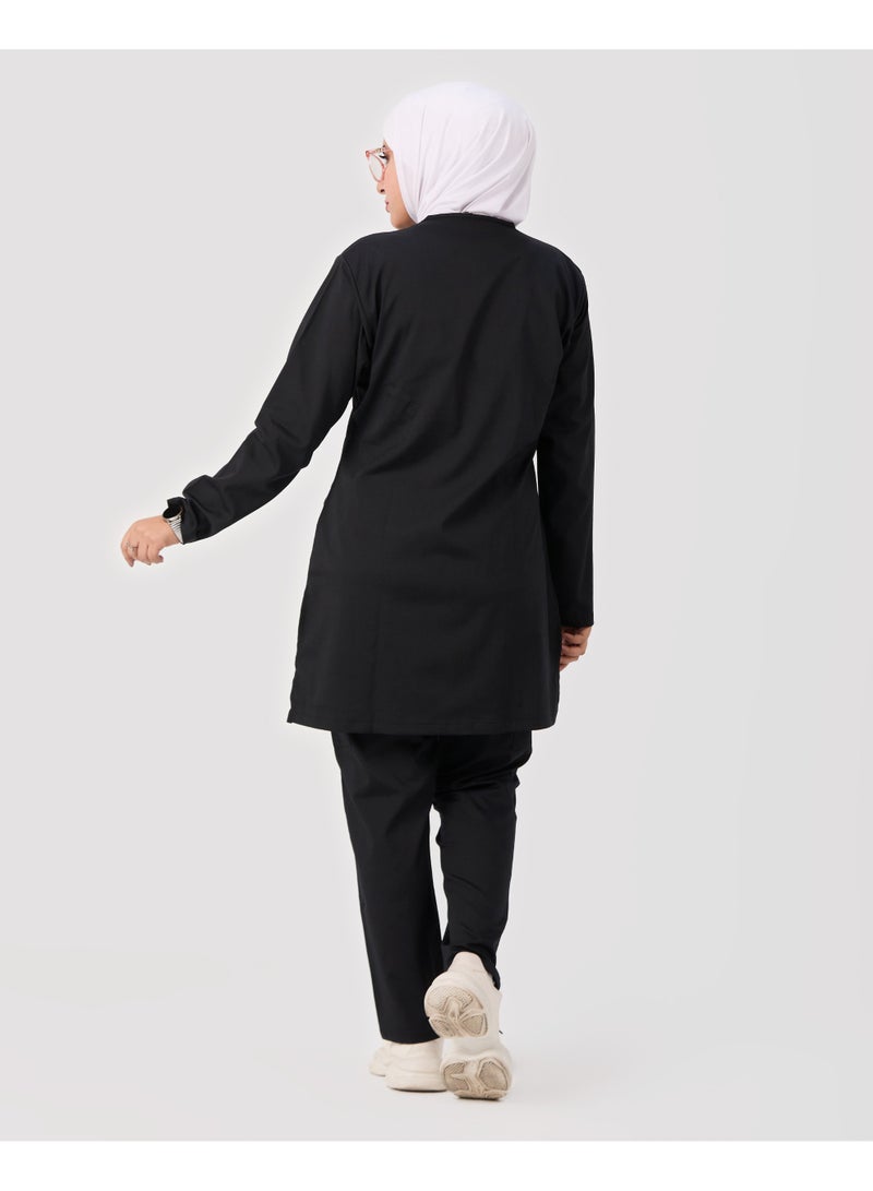sezer Medical tunic made from cotton Lycra—comfortable, stylish, and ideal for healthcare professionals. - Image 4