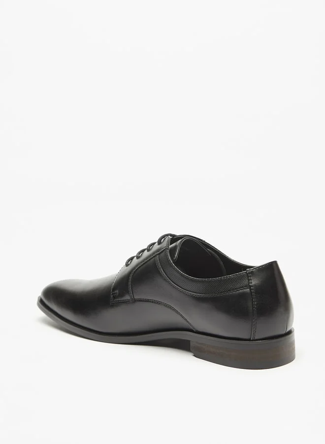 ال بي ال من شو اكسبرس Men Solid Derby Shoes with Lace-Up Closure