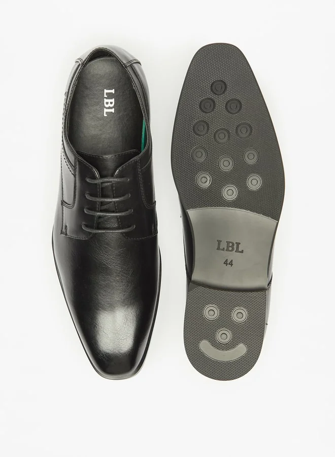 ال بي ال من شو اكسبرس Men Solid Derby Shoes with Lace-Up Closure