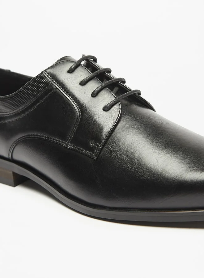 ال بي ال من شو اكسبرس Men Solid Derby Shoes with Lace-Up Closure