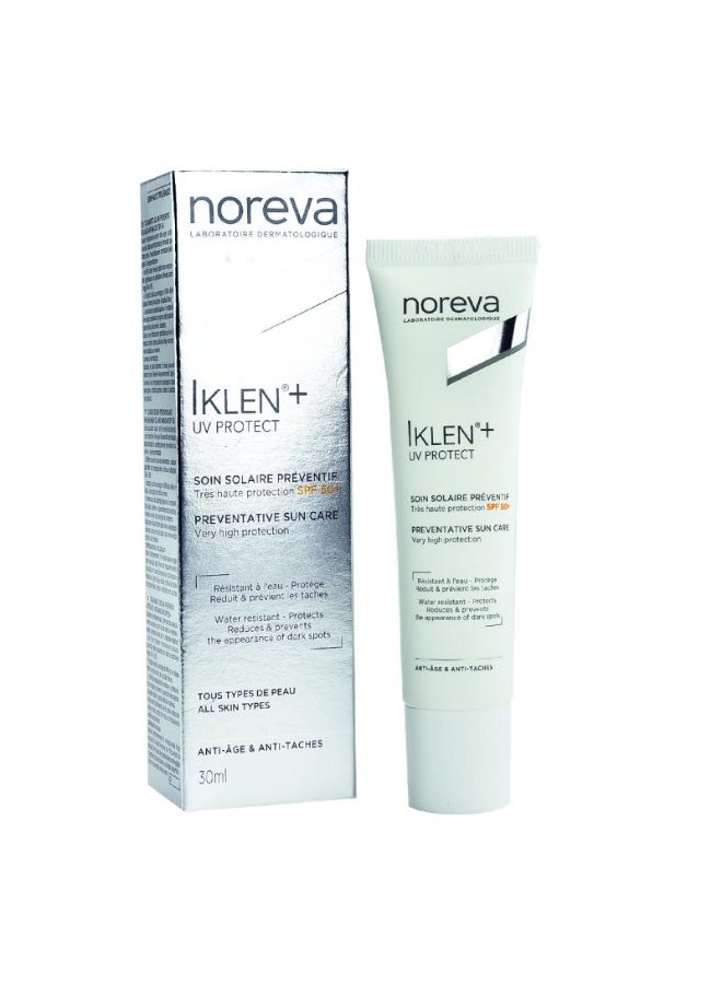 Noreva Iklen+ UV Protect Preventive Sun Care SPF50+ 30ml - Image 3