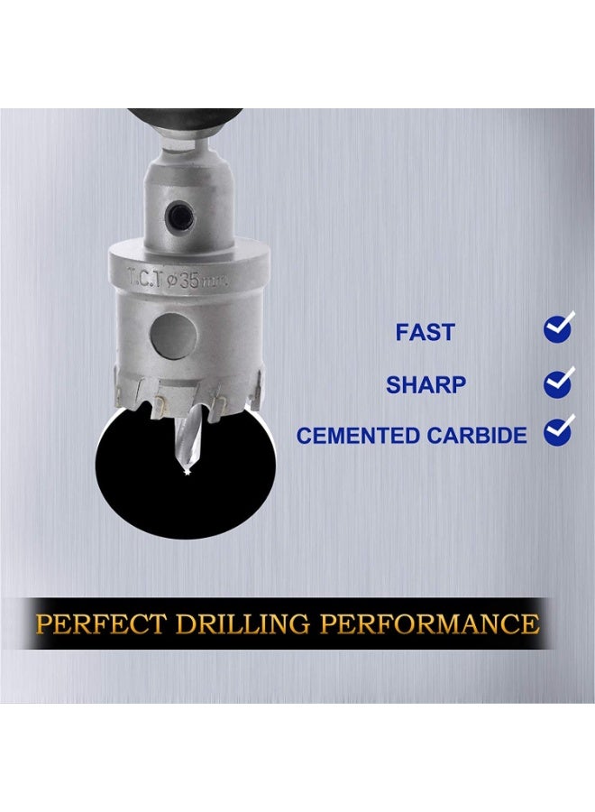 Abbasali TCT Hole Saw Cutter With Pilot Drill Bit And Allen Wrench Pack Of 2 - Image 4