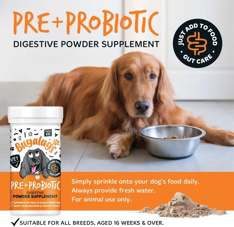 Bugalugs Pre & Probiotic Digestive Supplement for Dogs - 80G - Image 4
