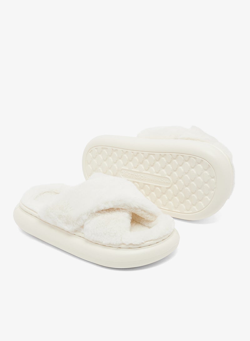 جينجر شبشب غرفة نوم فرو صناعي مريح - Image 3