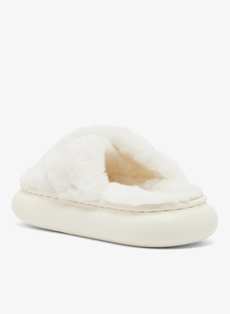 جينجر شبشب غرفة نوم فرو صناعي مريح - Image 2