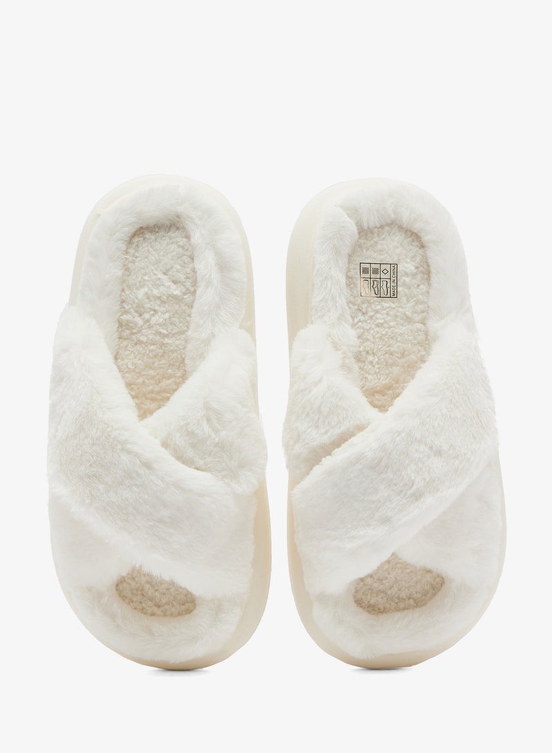 جينجر شبشب غرفة نوم فرو صناعي مريح - Image 4