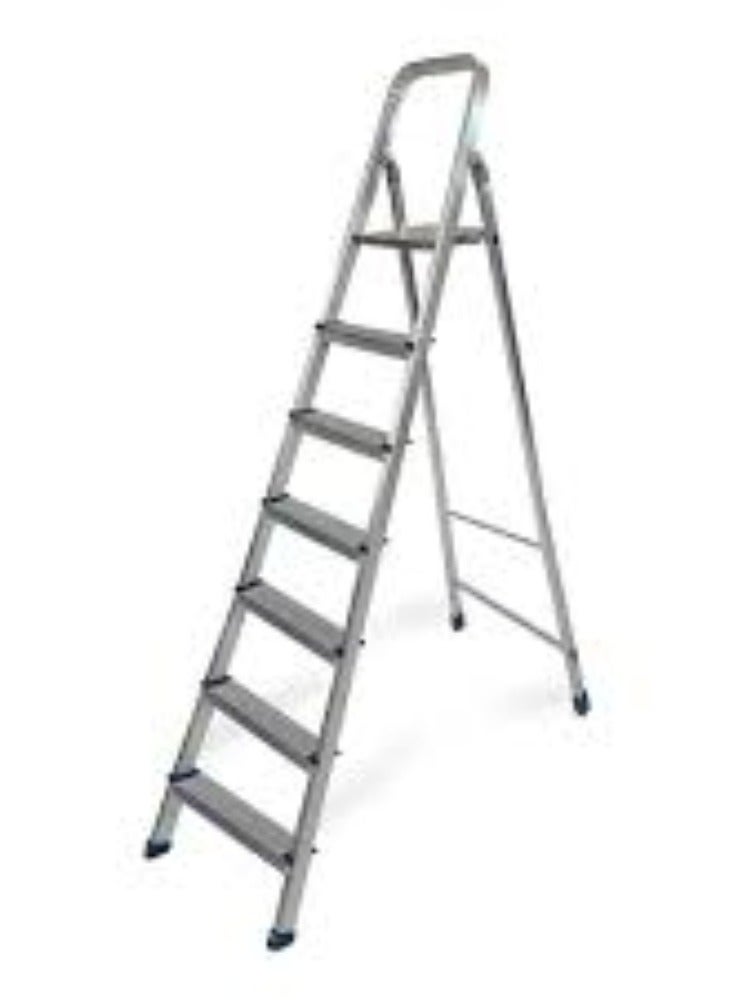 KNP KNP Aluminum Step Ladder - 7 Feet is designed for those who need a reliable and sturdy ladder for a variety of tasks, both indoors and outdoors.  - Image 3