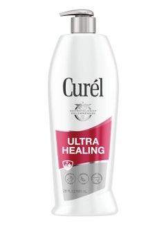 Curel Curel Ultra Healing Lotion, Hand and Body Moisturizer for Extra Dry Skin, with Advanced Ceramide Complex and Hydrating Agents, for Tight Skin, 20 Ounces  - Image 1