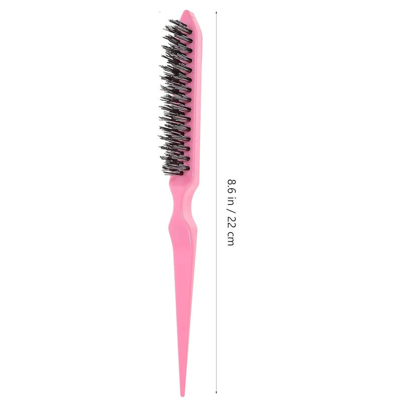 6pcs Three Row Teasing Comb Set Professional Hairdressing Pin Tail Combs for Styling and Updos Salon Hair Tools for Women and Men - Image 2