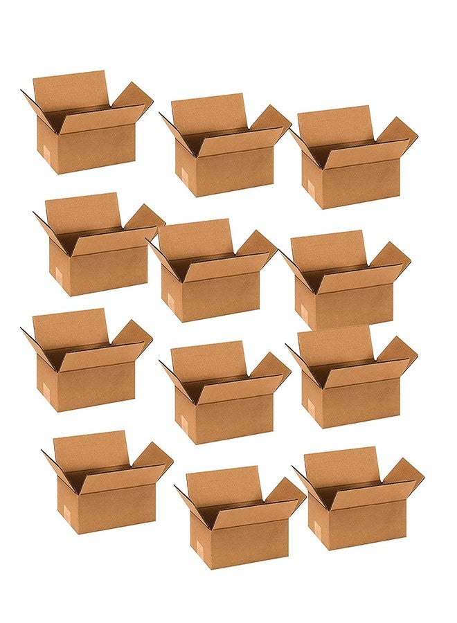 kabello 5 Ply Brown Corrugated Packing Box Shipping & Courier Type Box (Set Of 12) Size; 17 Inches Length 3.5 Inches Width 7 Inches Height - Image 1
