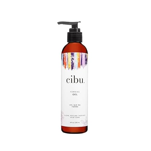 CIBU Forming Gel  No Flake Hair Gel for Men and Women  Alcohol and Fragrance Free  Extra Hold  Hydrolyzed Wheat Protein Hemp and Argan Seed Oils  8oz