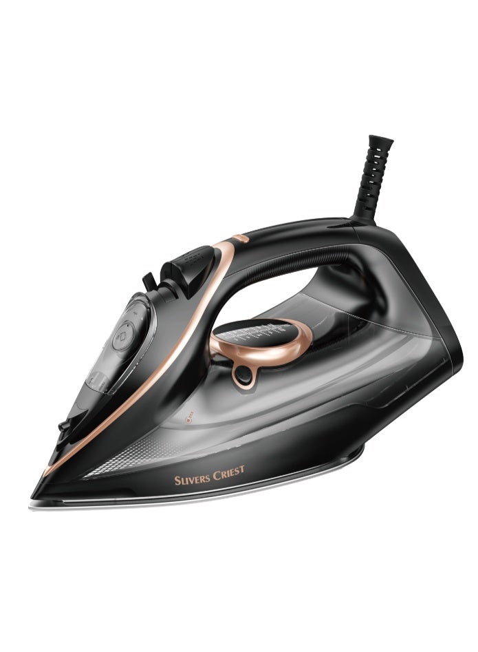SLIVERS CRIEST Deluxe Professional Steam Iron – 2200W High-Power Electric Press Iron with Burst Steam & 450ml Water Tank (SC-9722) - Image 1