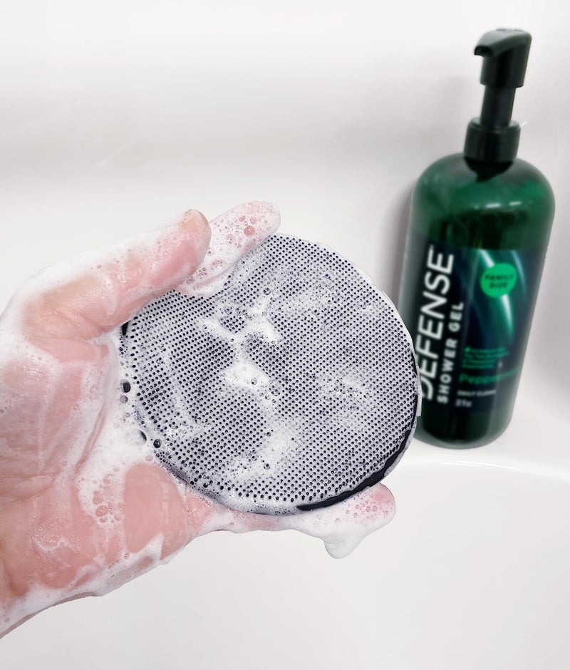 Defense Soap Body Scrubber Shower Hook Combo Set - Image 4