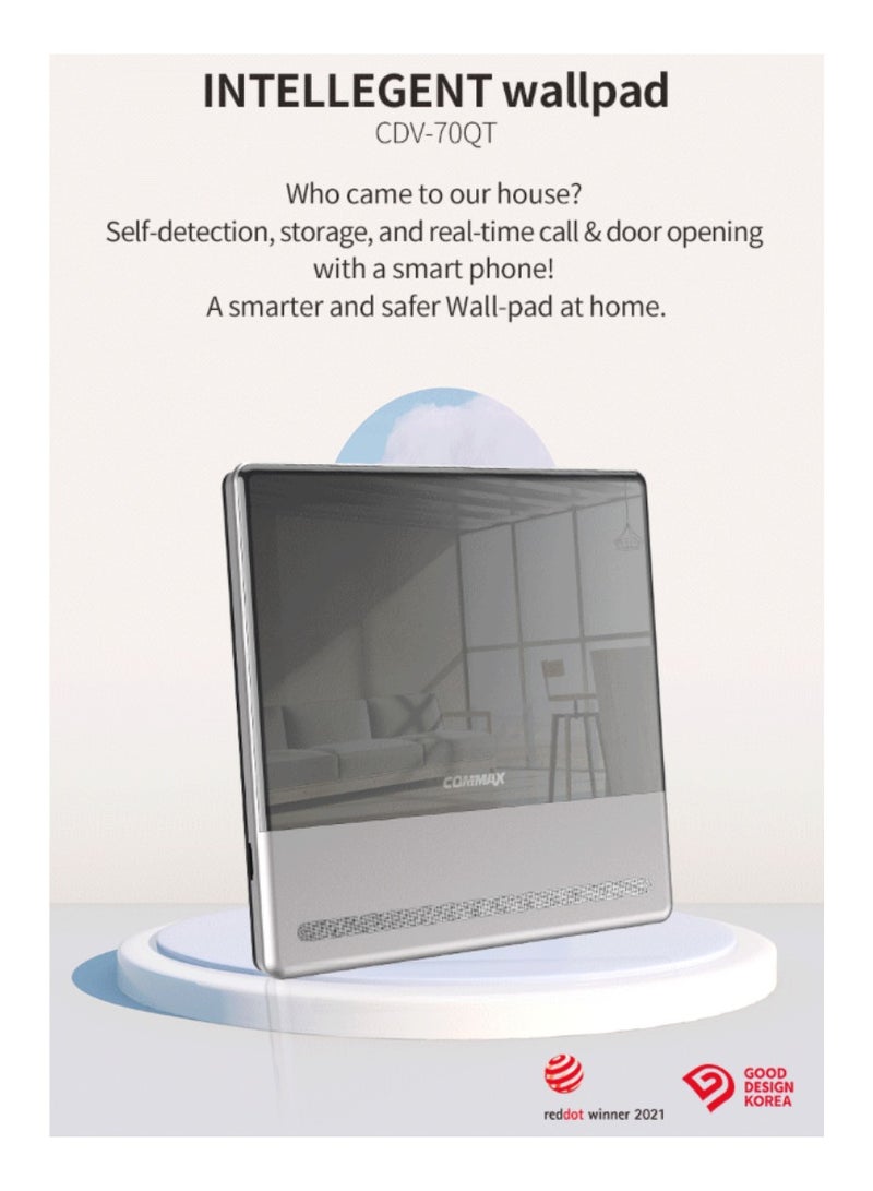 Commax Color TFT LCD High Tech Intercom Monitor 7 Inch - Image 2