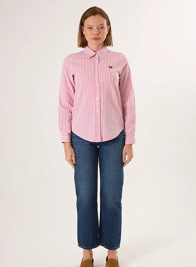FELIX HARDY Striped Long Sleeve Shirt