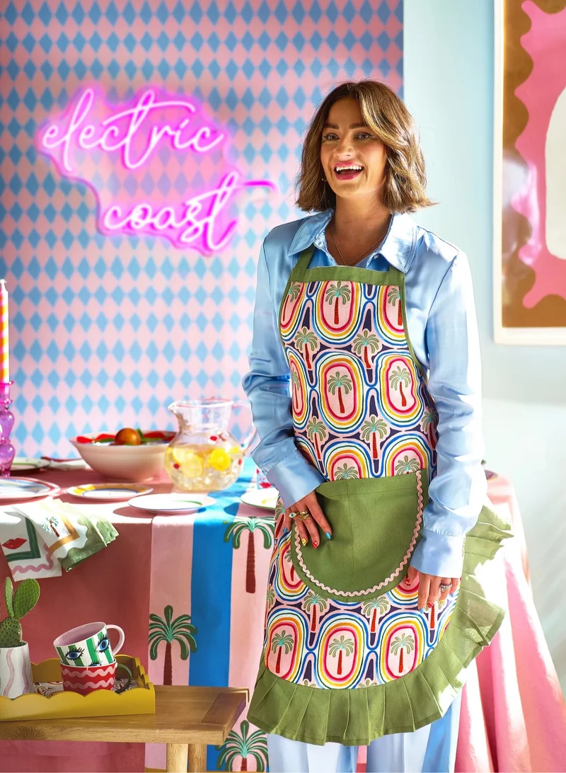 اليانور بومر Electric Coast Palm Tree Apron