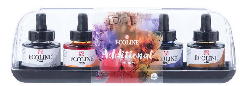 Ecoline Liquid Watercolour Additional Set 5 x 30 ml (11259901) - Image 2