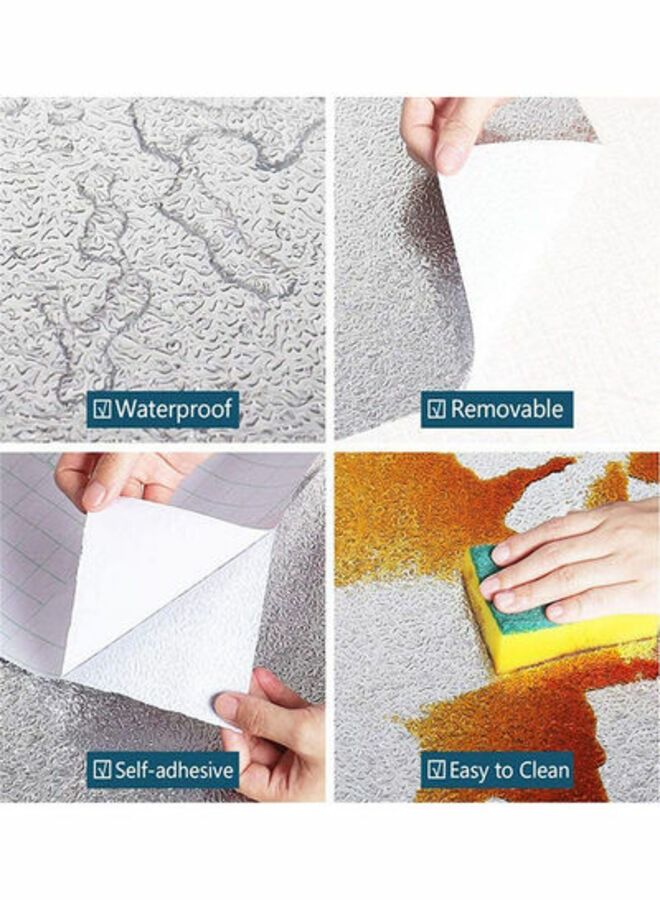 Marrkhor 3-Roll Oil And Waterproof Stickers Aluminum Foil For Kitchen - Image 4