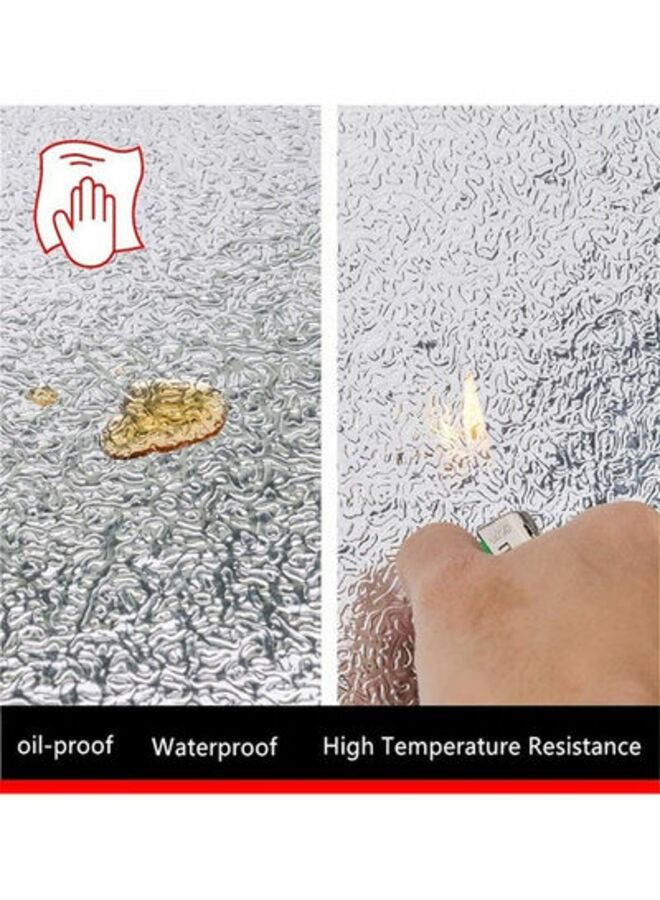 Marrkhor 3-Roll Oil And Waterproof Stickers Aluminum Foil For Kitchen - Image 3