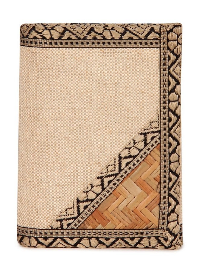 Jute Cottage محفظة جوت كوتاج ثلاثية الطي A-020-طبيعي - Image 1
