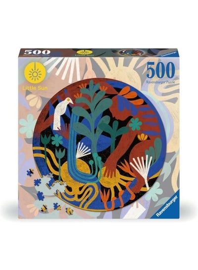 Ravensburger Little Sun Feel Circular 500â€‘Piece Jigsaw Puzzle â€“ Warm Sunshine