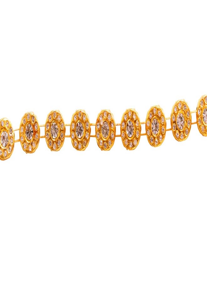 Suninow Golden Bracelet and Gold Plated Rakhi THALI Combo - Image 3