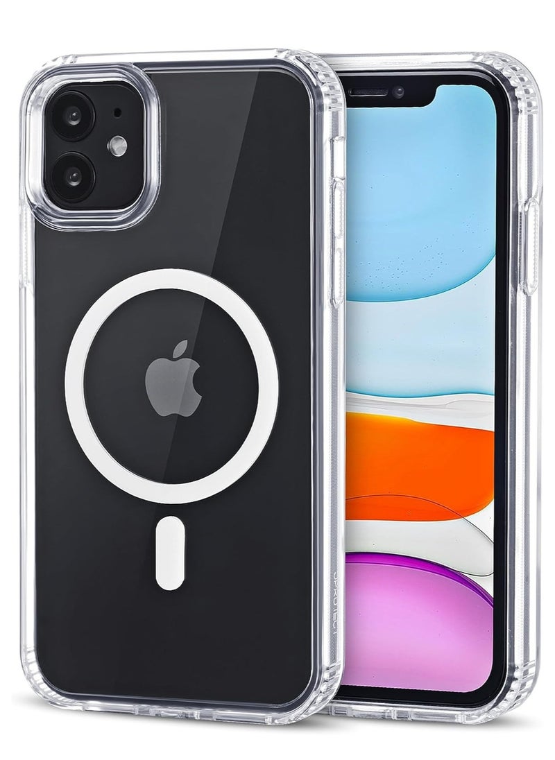 Generic - Magnetic Mobile Phone Case for iPhone 11 for Magsafe Case/Shockproof Transparent/Transparent Case Apple iPhone 11 Case Magnet/Mobile Phone Case iPhone 11 - Image 1