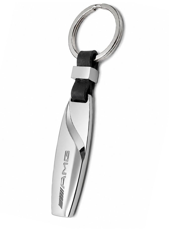 Metal keychain with  AMG car design strong and durable key chain