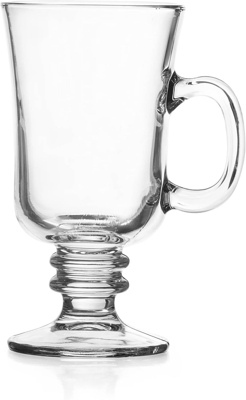 LIBBEY كوب قهوة إيرلندي سعة 8 أونصات، علبة من 12، شفاف - Image 1