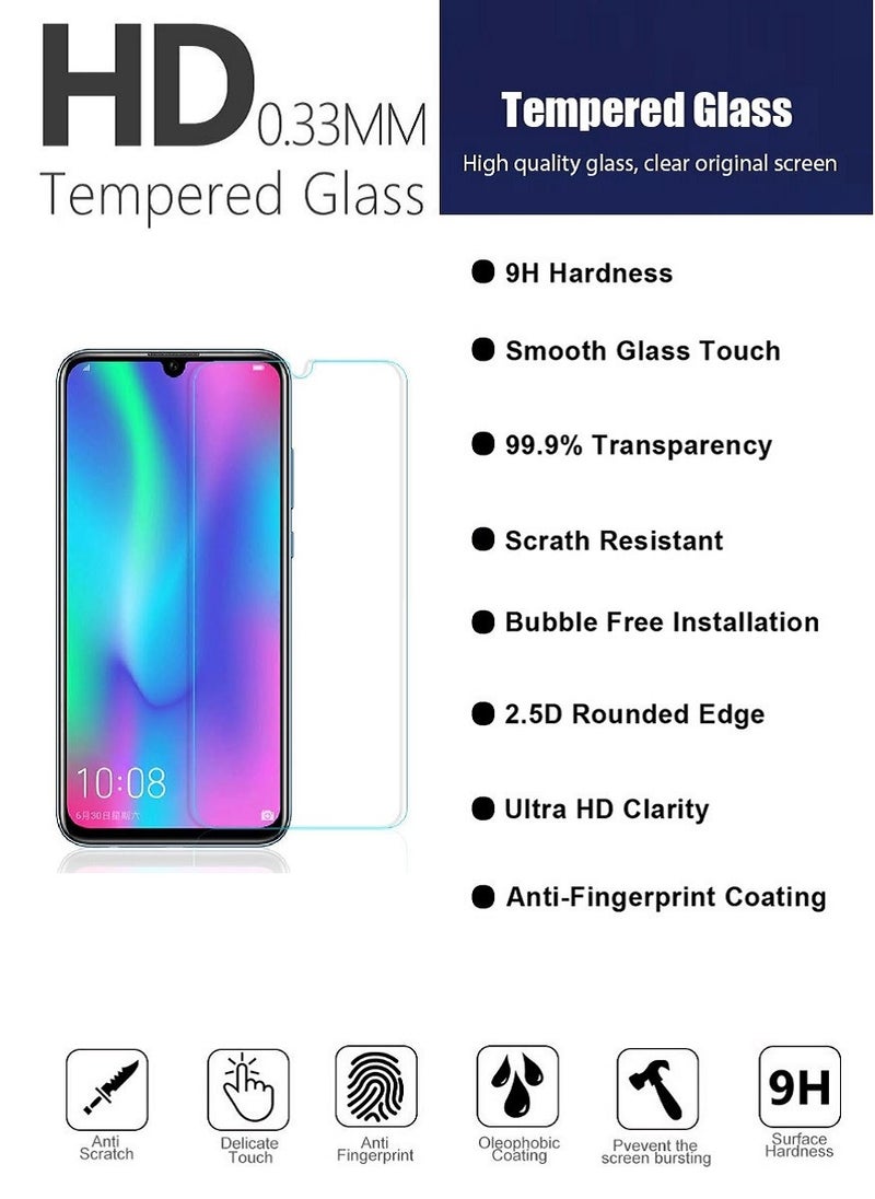 Super 2 Pieces Tempered Glass Screen Protector Designed For Honor 10 Lite Full Screen Coverage And Bubble Free - Image 5