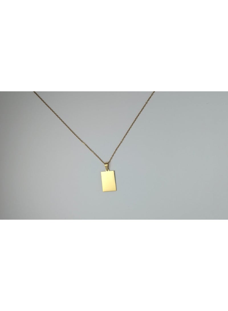 هدايا سومي قلادة باسم، هدية قلادة، هدية مجوهرات، قلادة مستطيلة، قلادة ذهبية، هدية مثالية - Image 4