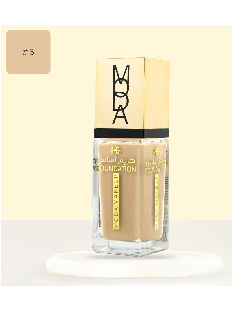 MODA Matte Liquid Foundation That Lasts Up To 24 Hours #6 - Image 2